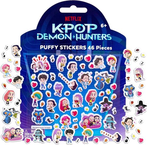 Demon Hunters Puffy Stickers