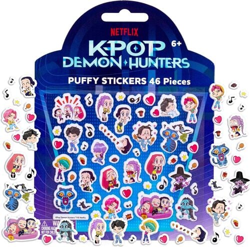 Demon Hunters Puffy Stickers
