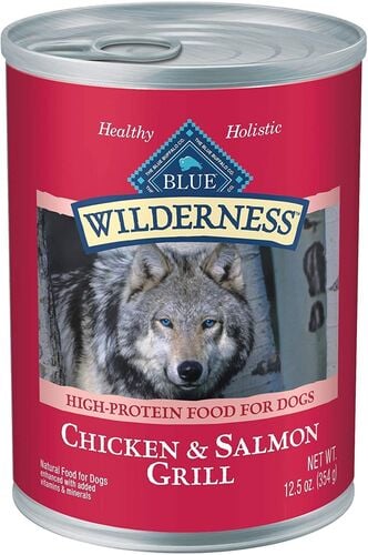 Wilderness Salmon & Chicken Grill For Adult Dogs - 12.5 oz