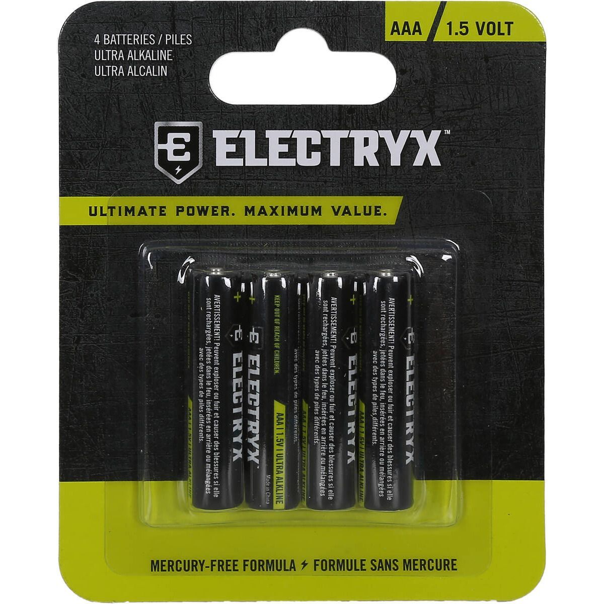 AAA/1.5 Volt Ultra Alkaline Batteries