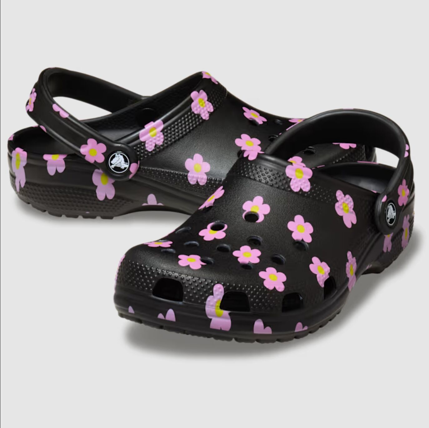 Unisex Adult Classic Flower Clogs