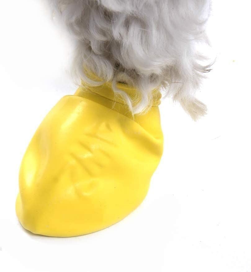 Protex Pawz Rubber Dog Boots XXS in Yellow