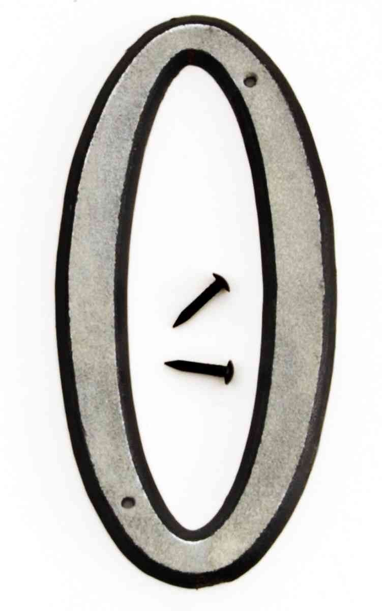 4" Reflective Plastic Number