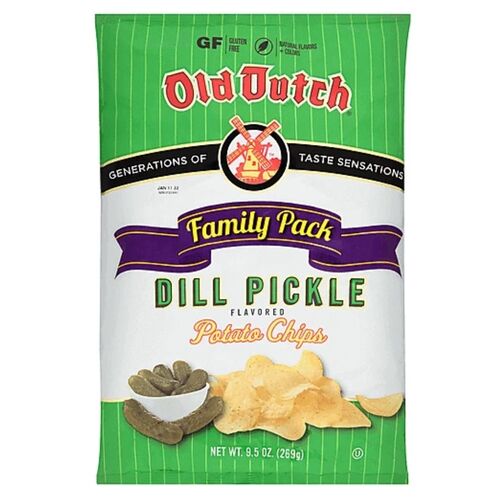 Dill Pickle Potato Chips - 9.5 oz