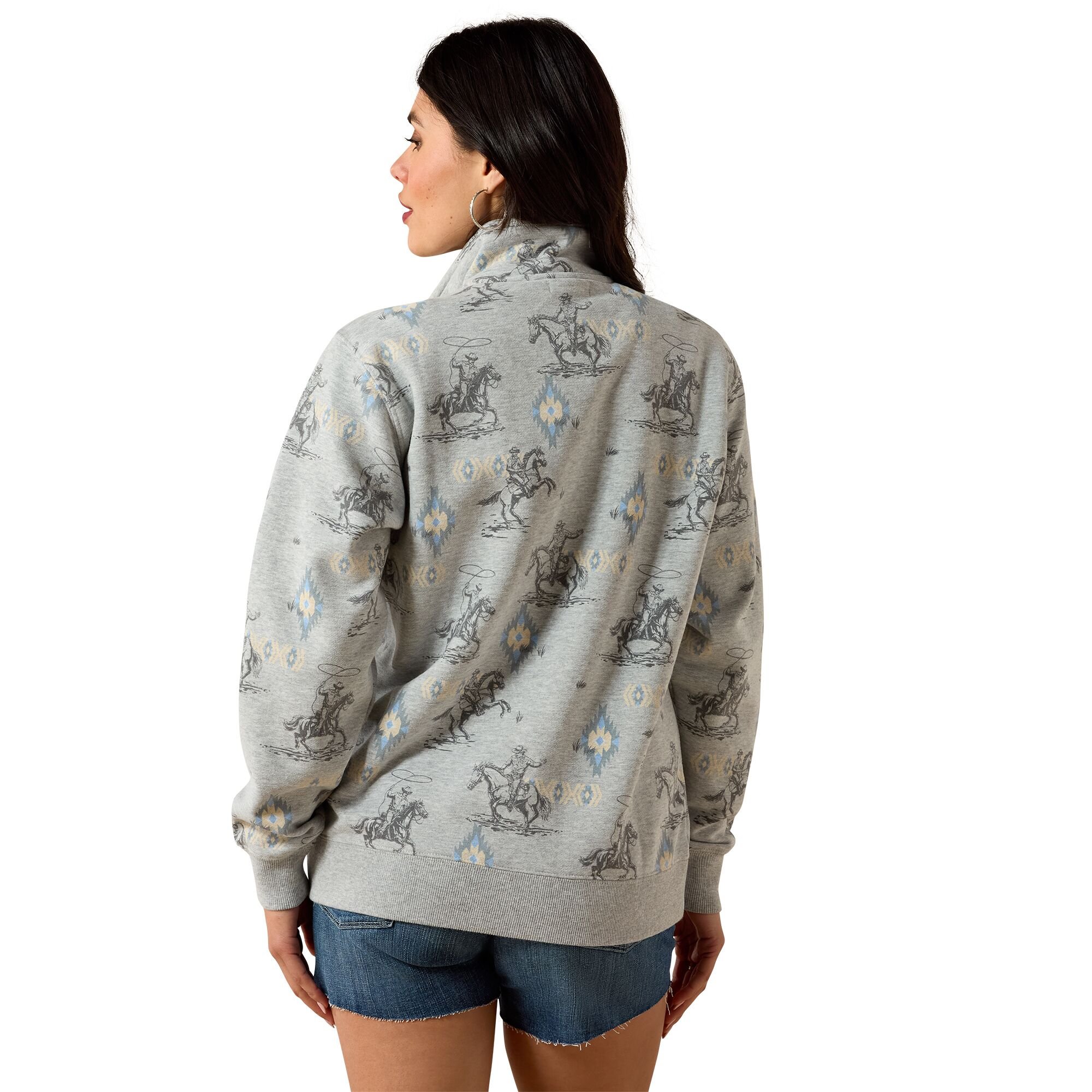 Women's Sapphire 1/2 Zip Sweatshirt