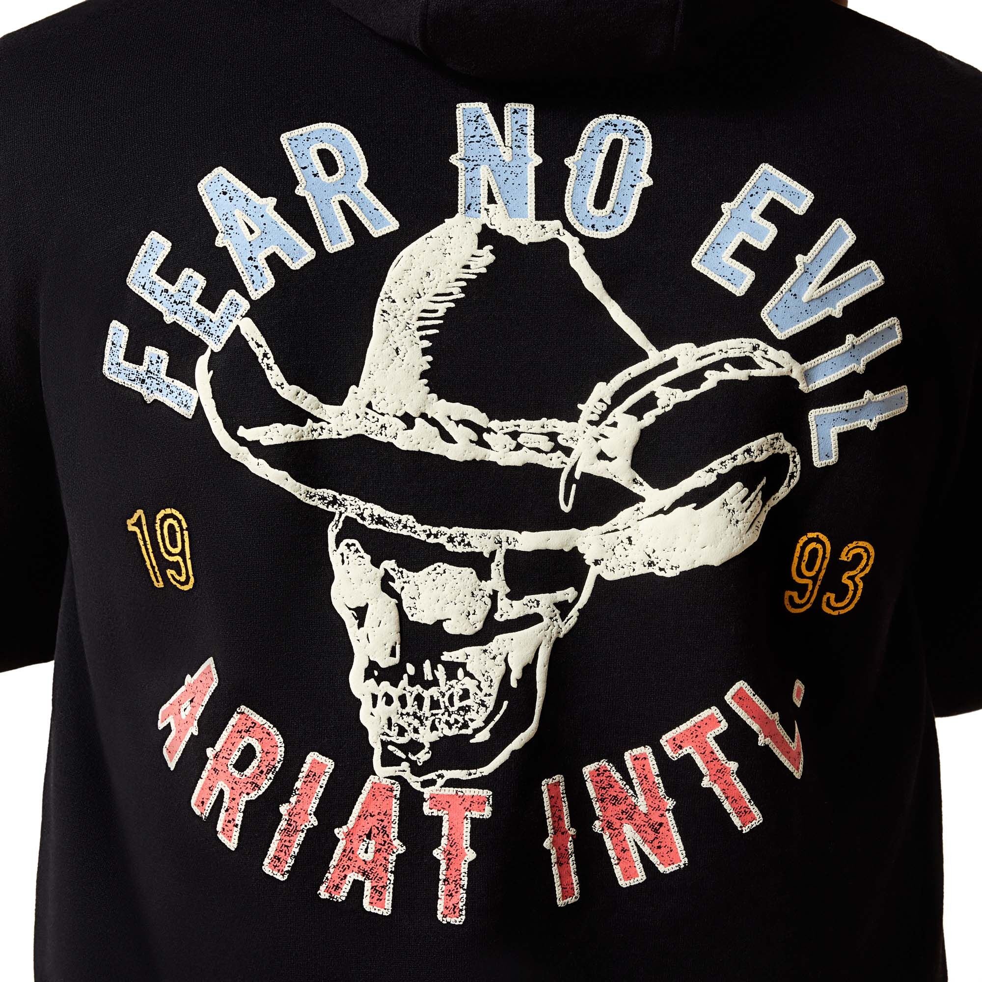 Men's Stitched Skull Hoodie
