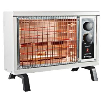 Radiant Electric Wire Element Box Heater White - 5,120 BTU