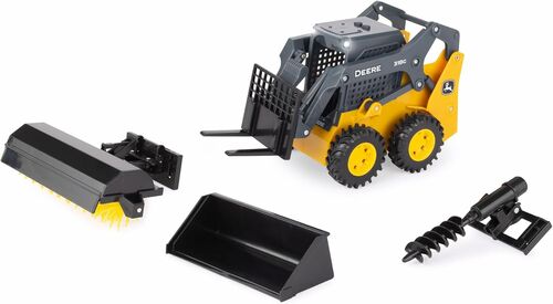 TOMY ERTL 1:16 Big Farm John Deere 318G Skid Loader Set