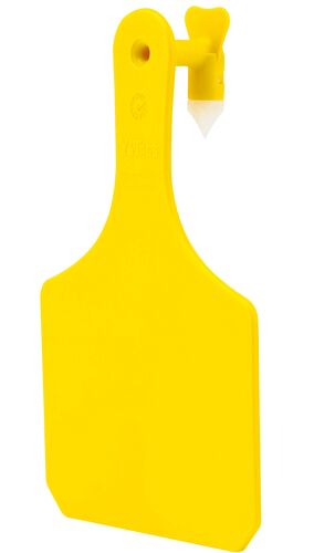 Y-Tags Cow Blank 1-Piece Tags in Yellow - 25 Tags