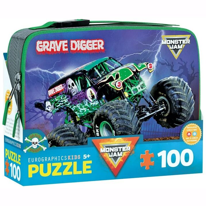 Eurographics Monster Jam Puzzle & Lunch Box - 100 Piece - Assorted