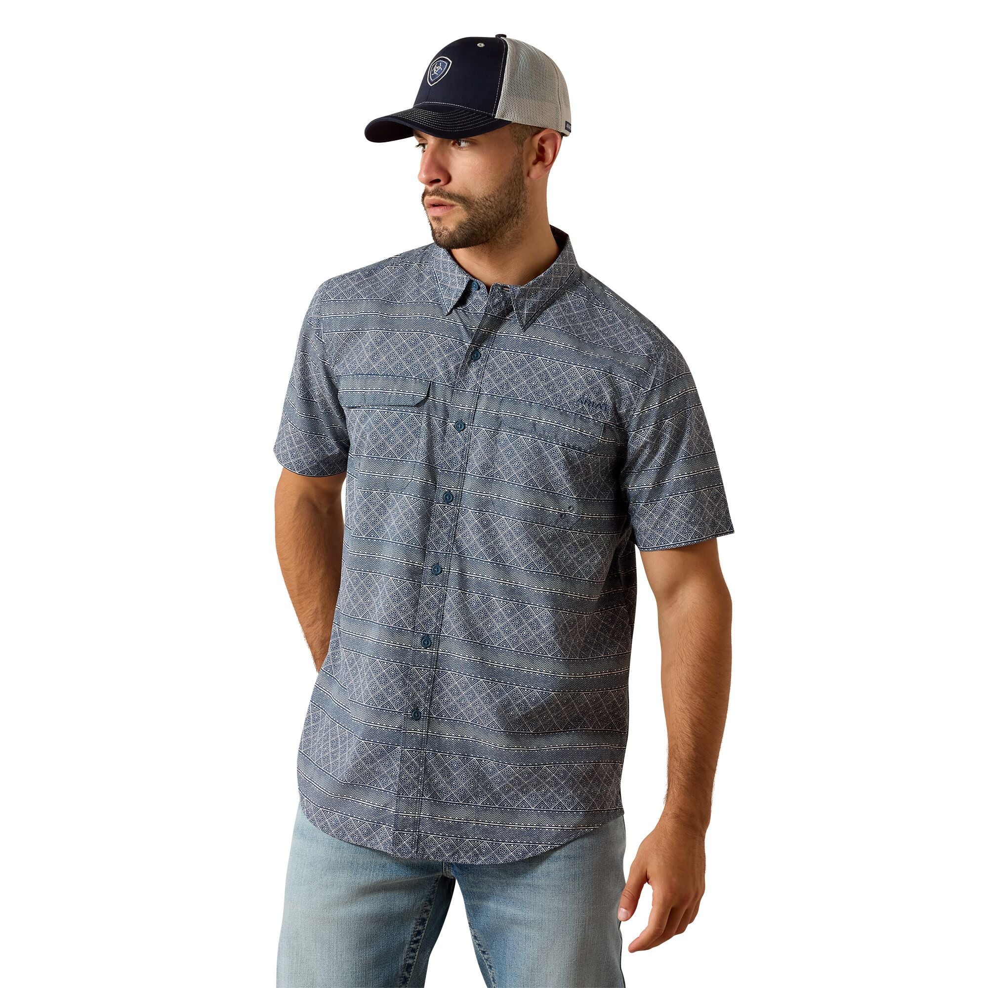 Men's Printed VentTEK Outbound Fitted Shirt