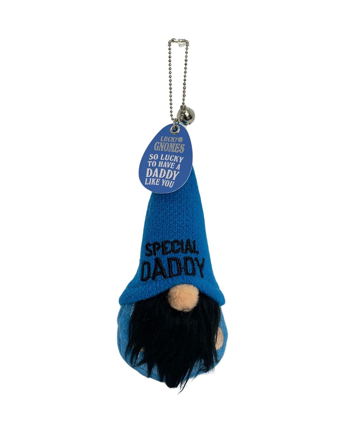 Personalisiertes Lucky Gonk Maskottchen – Mit Text 'I Love You Dad', Für Rucksack Oder Als Schreibtisch-Deko