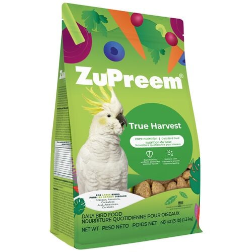 True Harvest Core Nutrition Daily Bird Food for Large Birds - 3 Lb