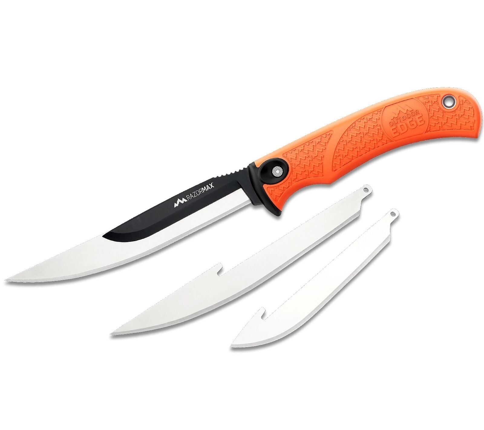 Outdoor Edge Orange Handle RazorMax Fixed Blade Knife