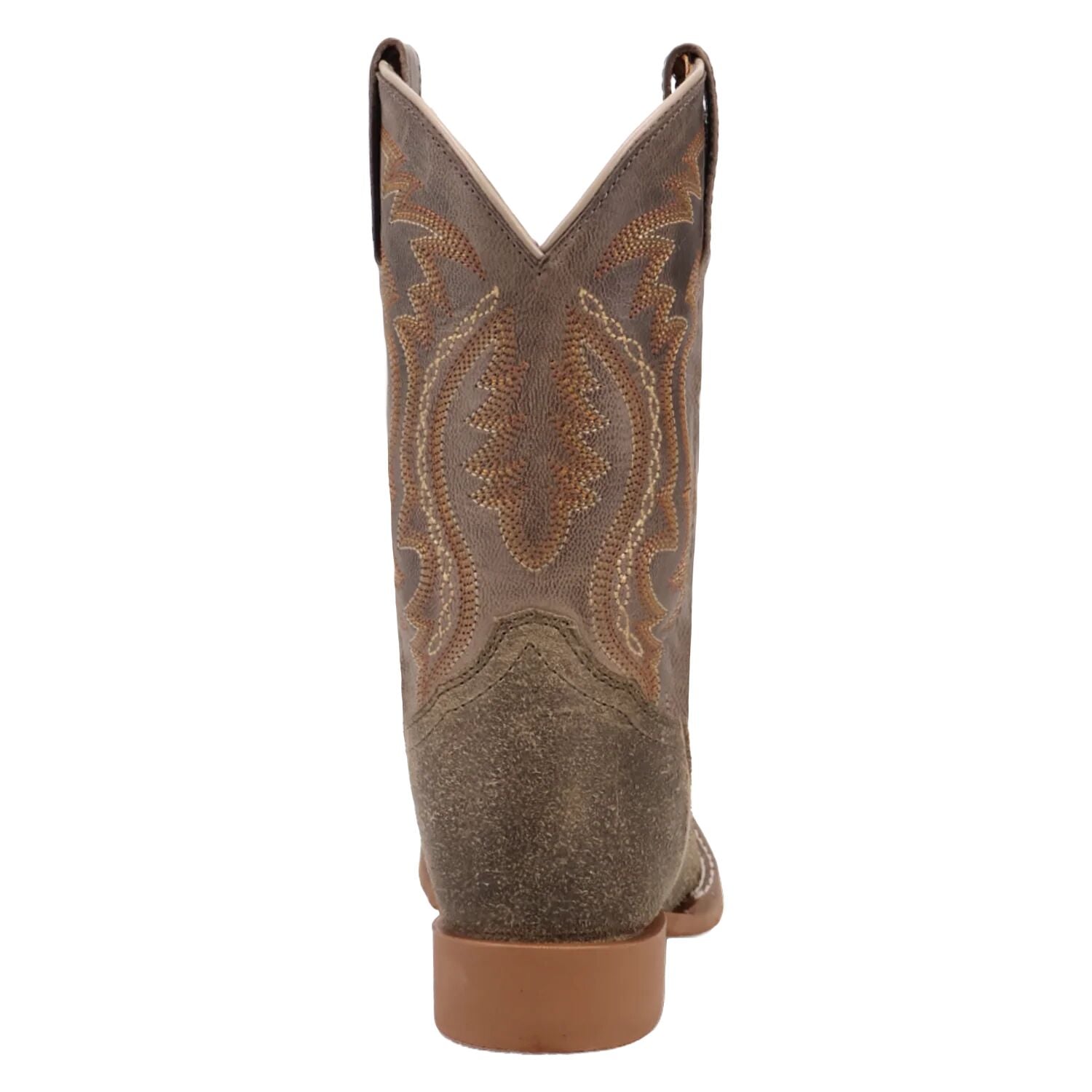Boys Beasley Embroidered Square Toe Pull On Boots
