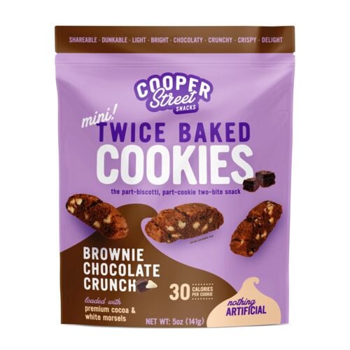 Mini Twice Baked Brownie Chocolate Crunch Cookies - 5 oz