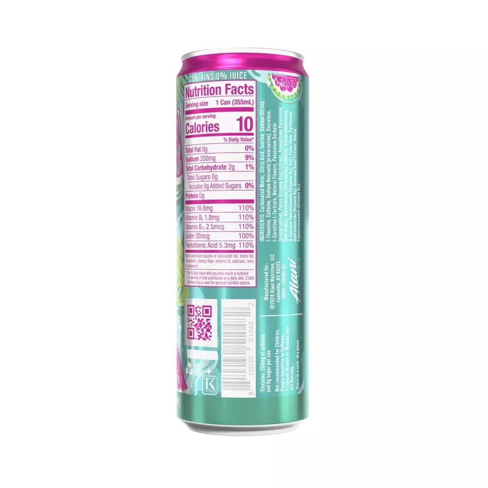 Alani Watermelon Energy Drink -12 fl oz Can