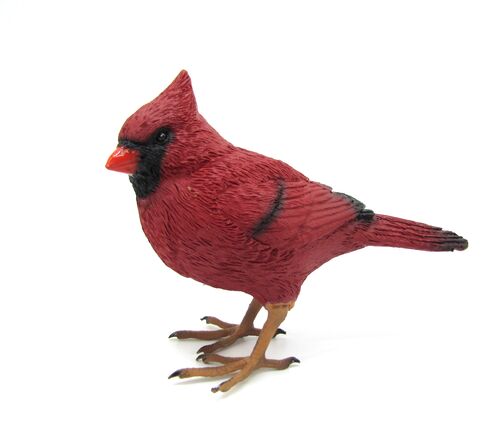 5" Cardinal Bird Decor