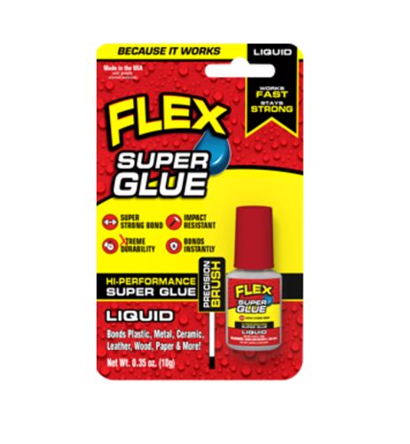 Precision Brush Hi-Performance Super Glue Liquid - 10 Grams