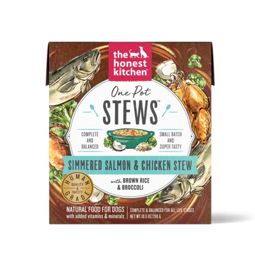 Salmon & Chicken Stew Dinner Wet Dog Food - 10.5 oz