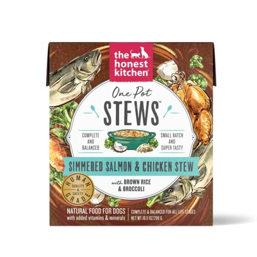 Salmon & Chicken Stew Dinner Wet Dog Food - 10.5 oz