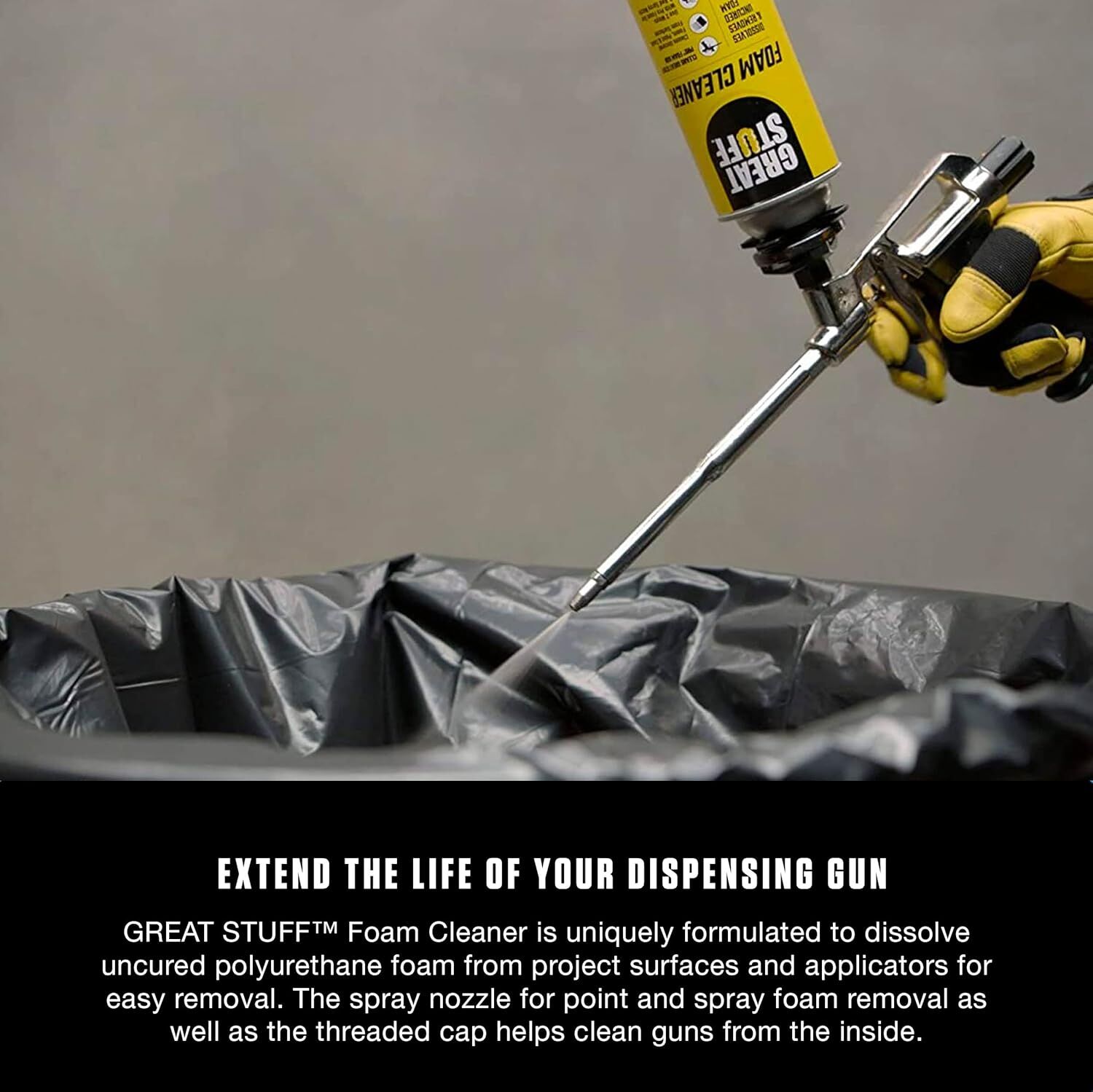 Great Stuff Foam Gun Tool Cleaner - 12 oz