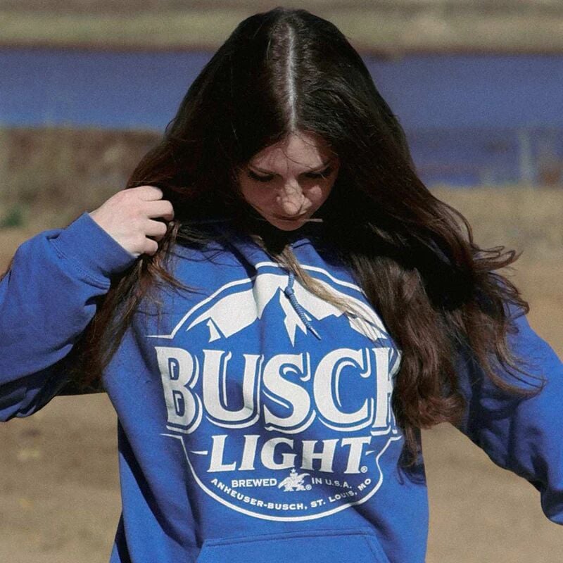 Men's Busch Vintage Logo Graphic Hoodie