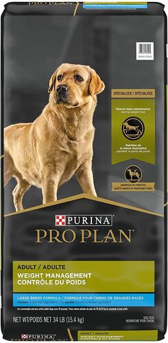Weight Management Large Breed Formula Dry Dog Food - 34 Lb