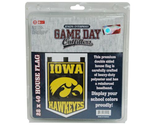 28" x 40" Iowa Hawkeyes House Flag