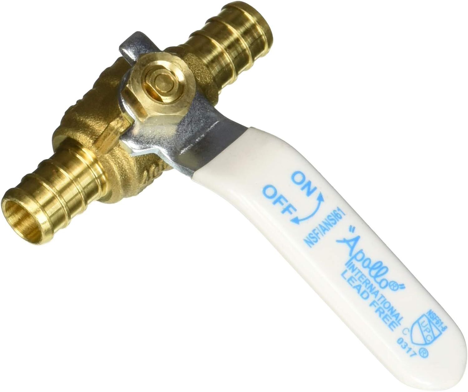 Brass PEX-B Barb Ball Valve