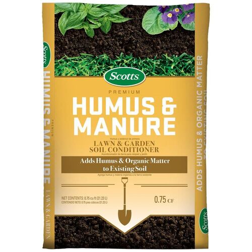 Premium Humus and Manure - 0.75 Cubic Ft.
