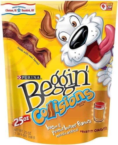 Beggin' Collisions Dog Treat - 25 oz