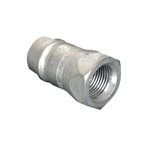 1/2" ISO Male Tip x 3/4"-16 Female O-ring Boss Hydraulic Quick Disconnect - S71-15
