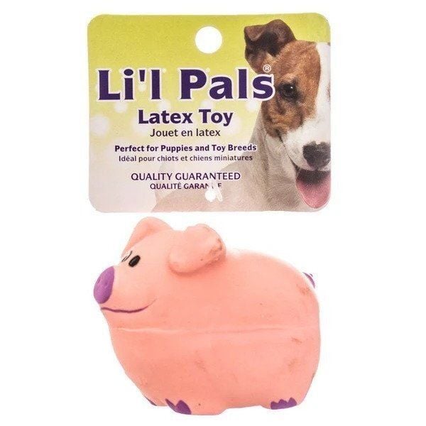 Coastal Pet Li'L Pals Latex Pig Dog Toy