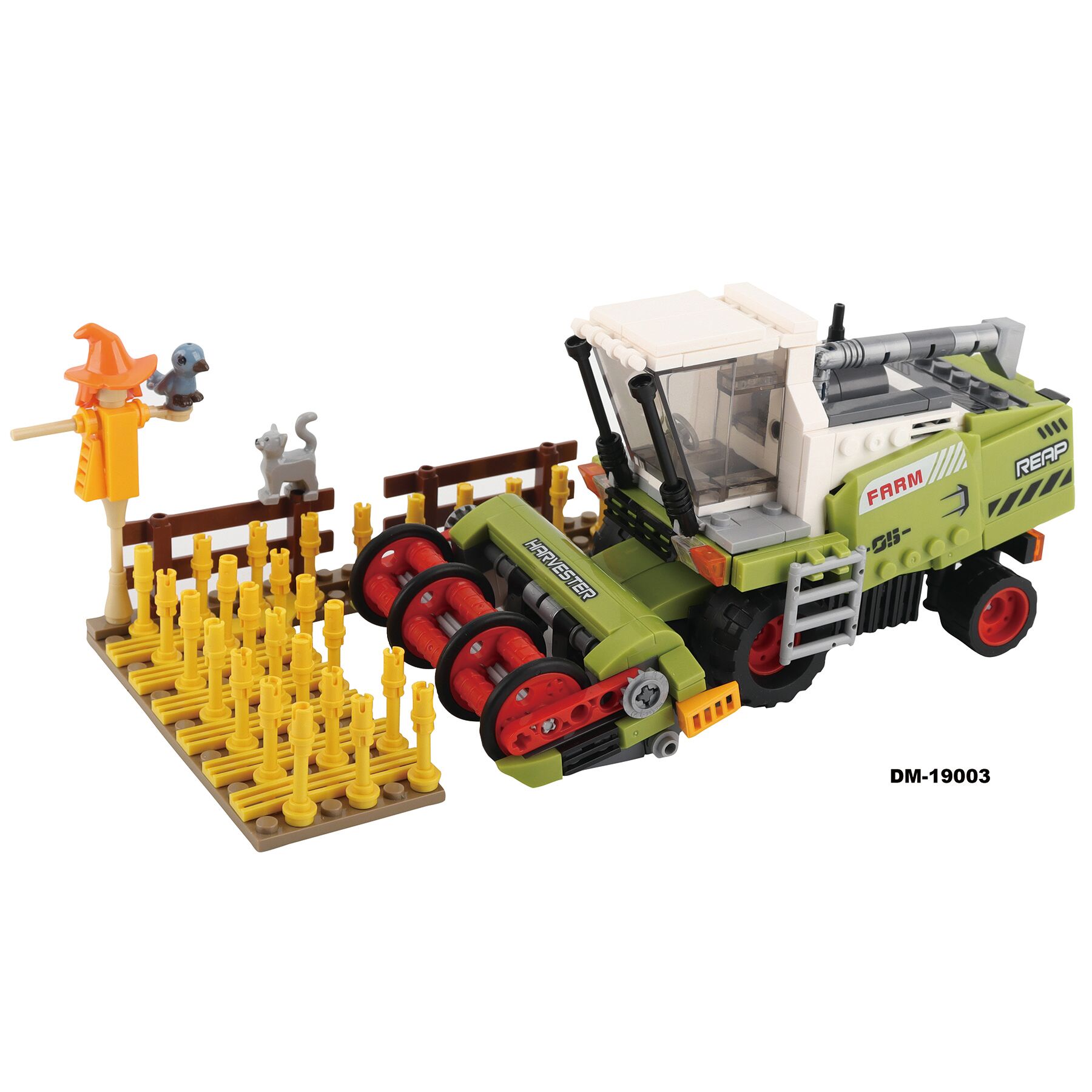Diecast Masters Combine Harvester Brick Blocks