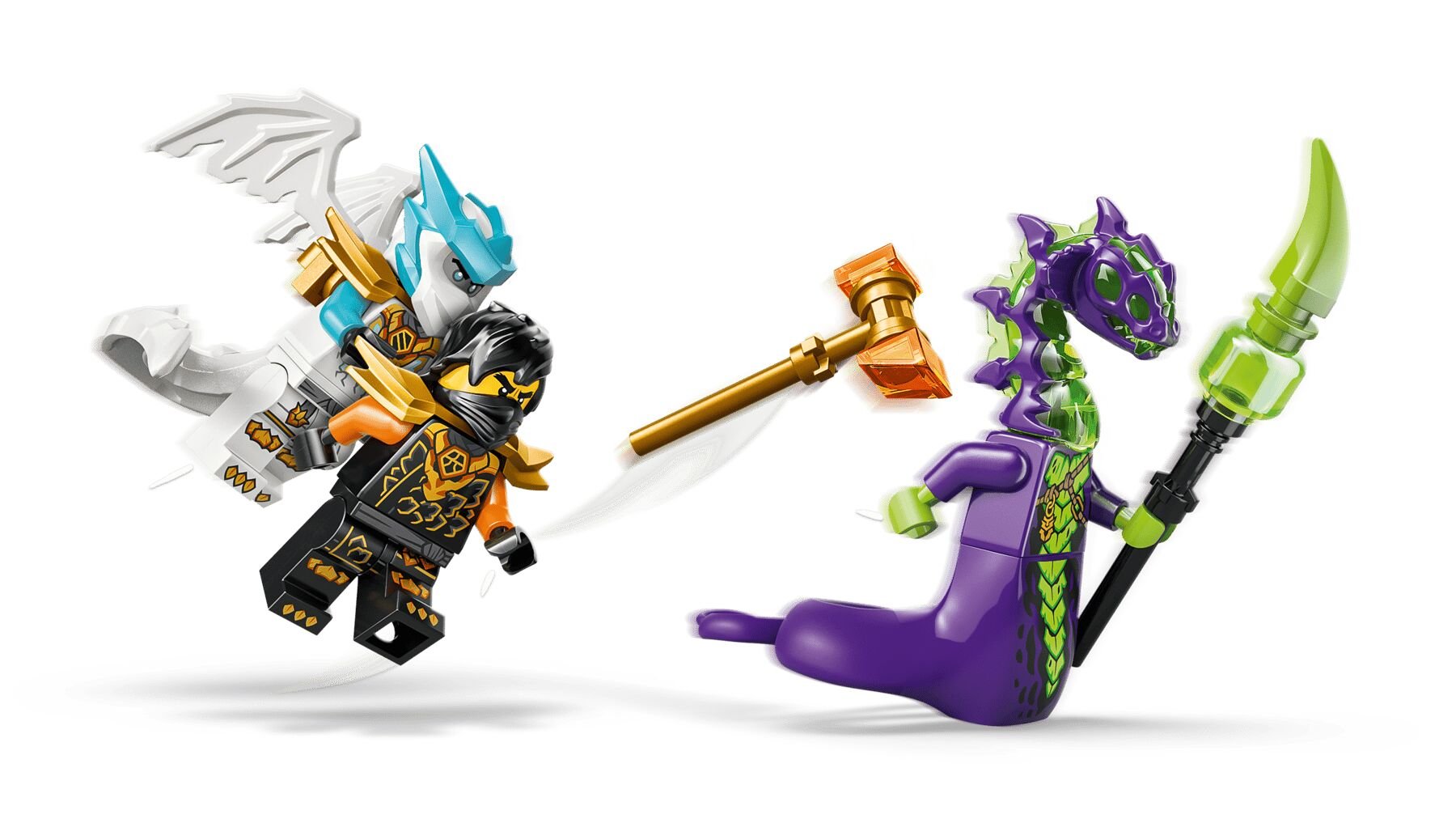 LEGO NINJAGO Cole's Mission Mech & Dragon Zane