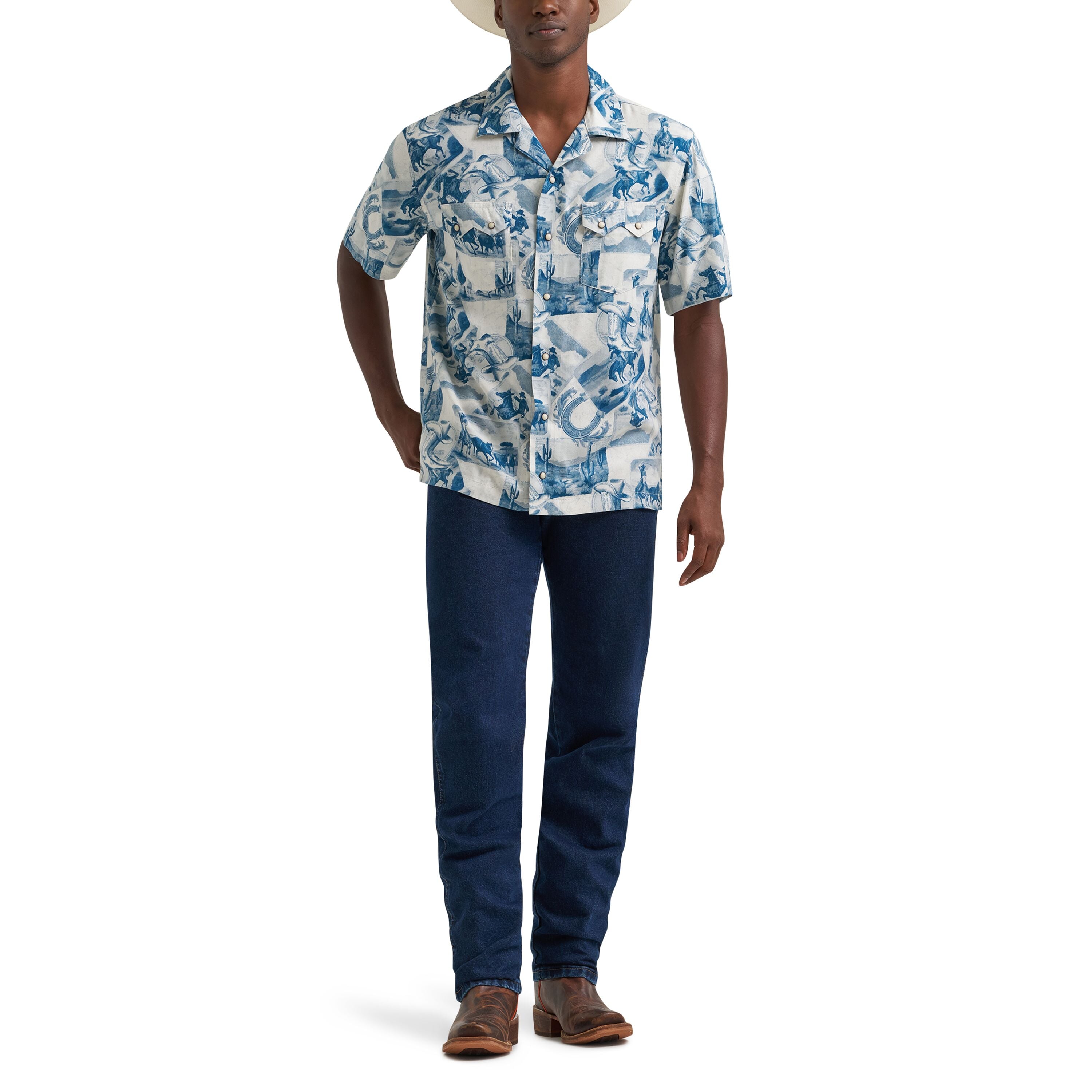Men's Coconut Cowboy Camp Shirt