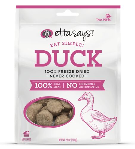 Freeze Dried Duck Dog Treat - 2.5 oz