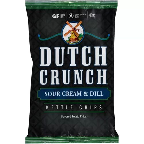 Dutch Crunch Sour Cream & Dill Kettle Chips - 9 oz