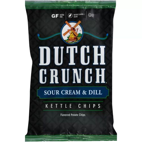Dutch Crunch Sour Cream & Dill Kettle Chips - 9 oz