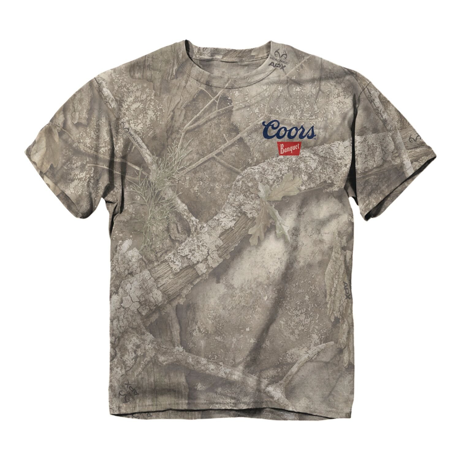 Men's Coors New Camo with Rodeo Logo Short Sleeve Graphic T-Shirt