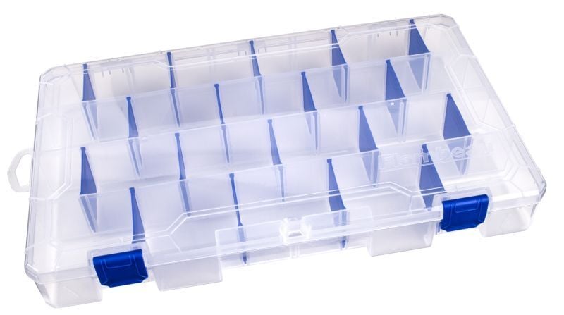 flambeau 5007 tuff tainer clear tackle box 5007TTD 36 Compartment Tainer features Flambeaus patented and licensed polymer Flambeau Zerust Tuff Tainer –