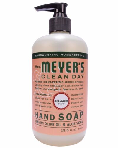 Geranium Scented Liquid Hand Soap - 12.5 Oz
