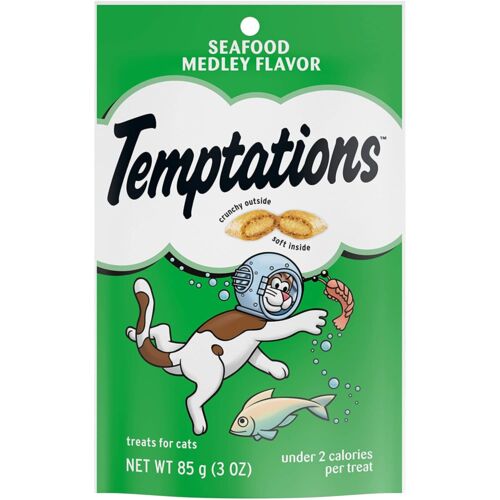 Seafood Medley Flavored  Cat Treats 3 oz