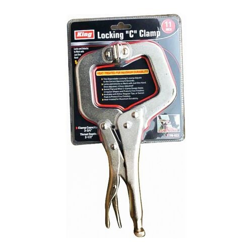 11" C-Clamp Locking Pliers W/Pads