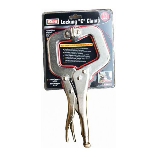 11" C-Clamp Locking Pliers W/Pads