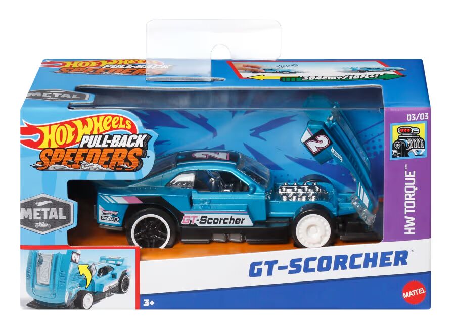 Hot Wheels Pull-Back Speeders - Assorted