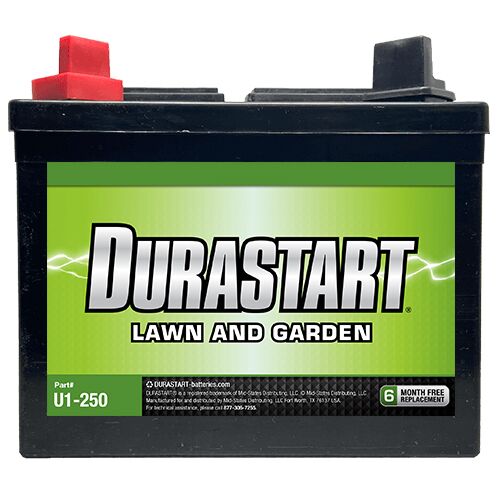 12 Volt 235CCA Lawn & Garden Battery 25 Min RC - U1-250
