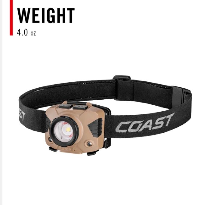 Coast FLX7 700 Lumen Tri-Color LED Headlamp