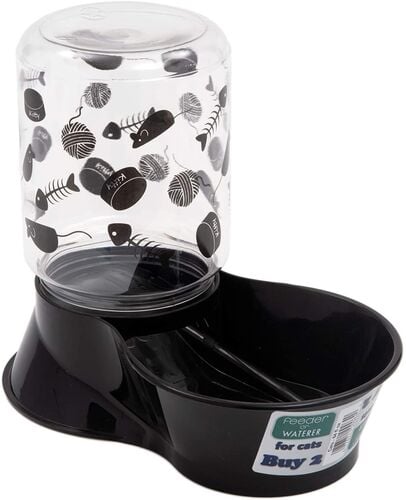 Gravity Feed Cat Feeder/Waterer Fountain